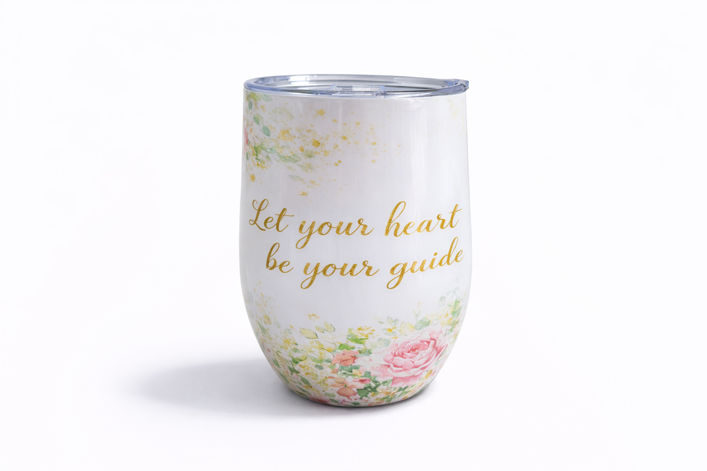 Let your Heart be your Guide Wine Tumbler