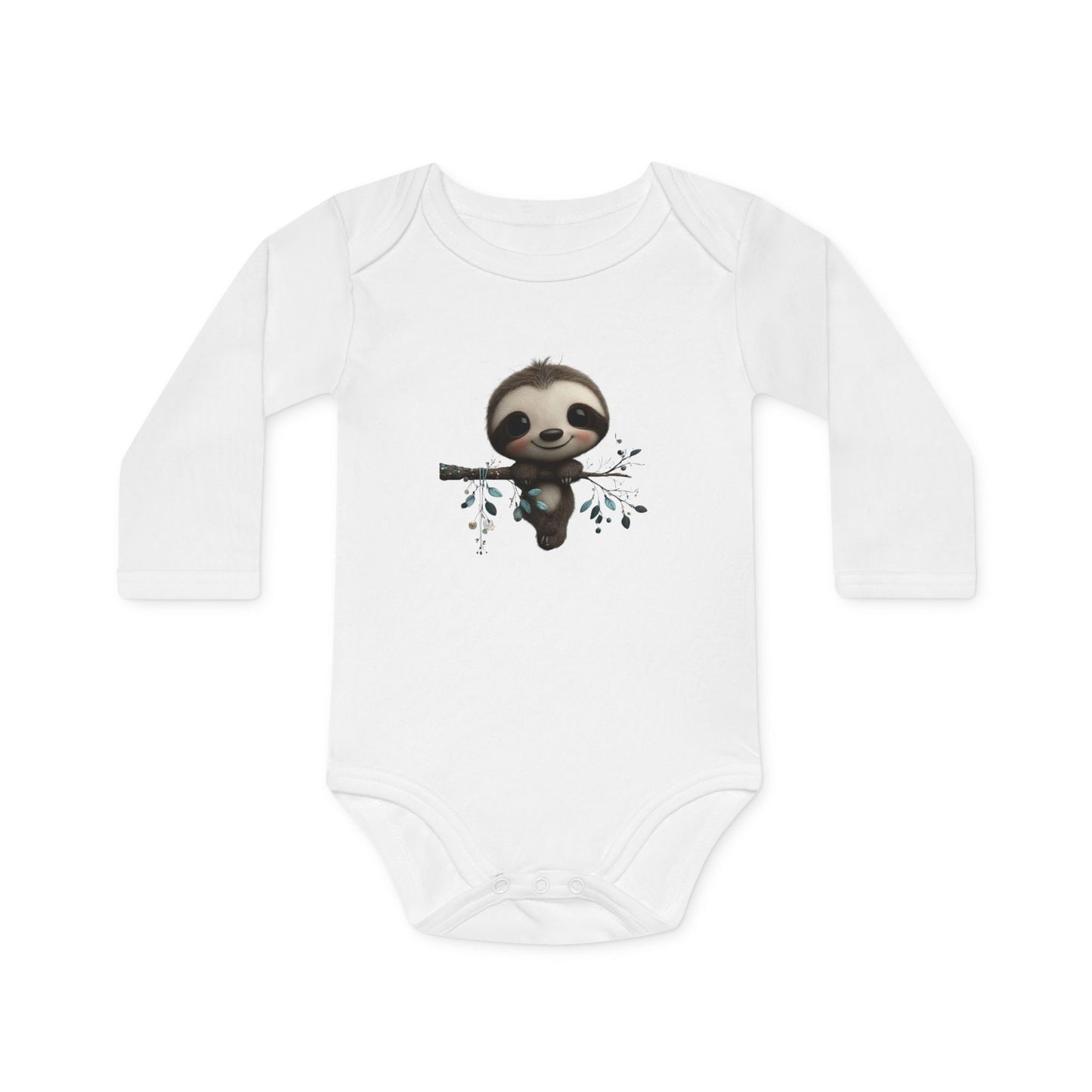 Whimsical Sloth Baby Grow (long sleeve)