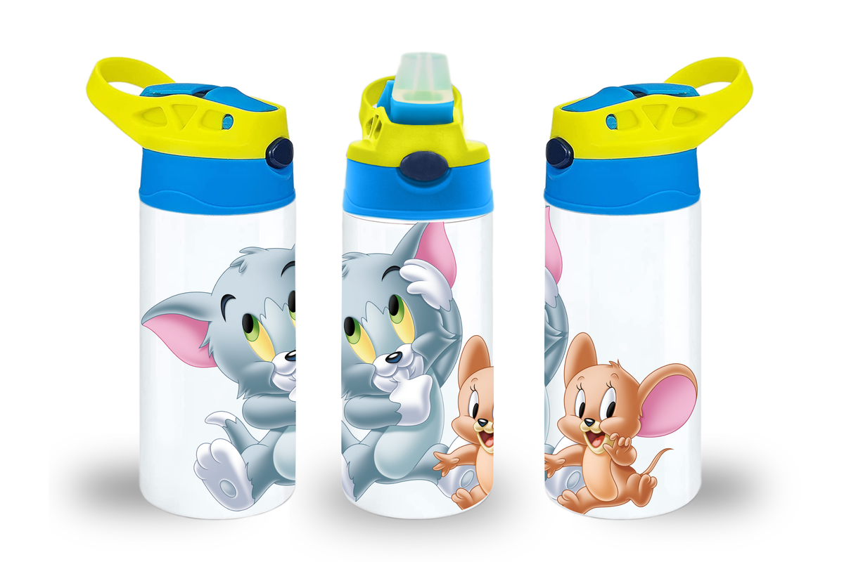 Baby Tom & Jerry 12oz Stainless Steel Sippy Bottle
