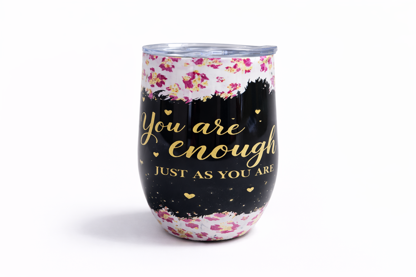 You are Enough Wine Tumbler