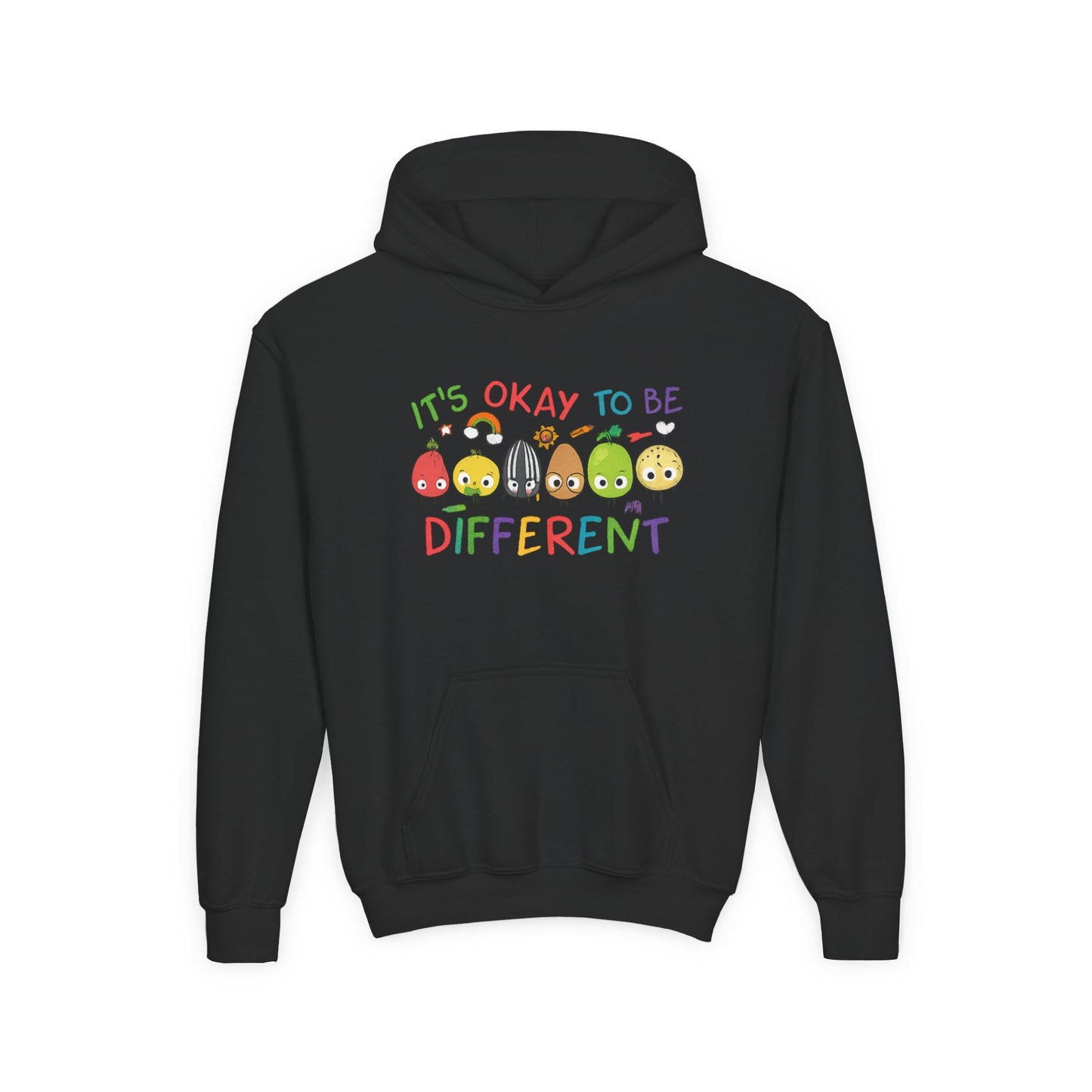 Ok to be Different Unisex Kids Hoodie