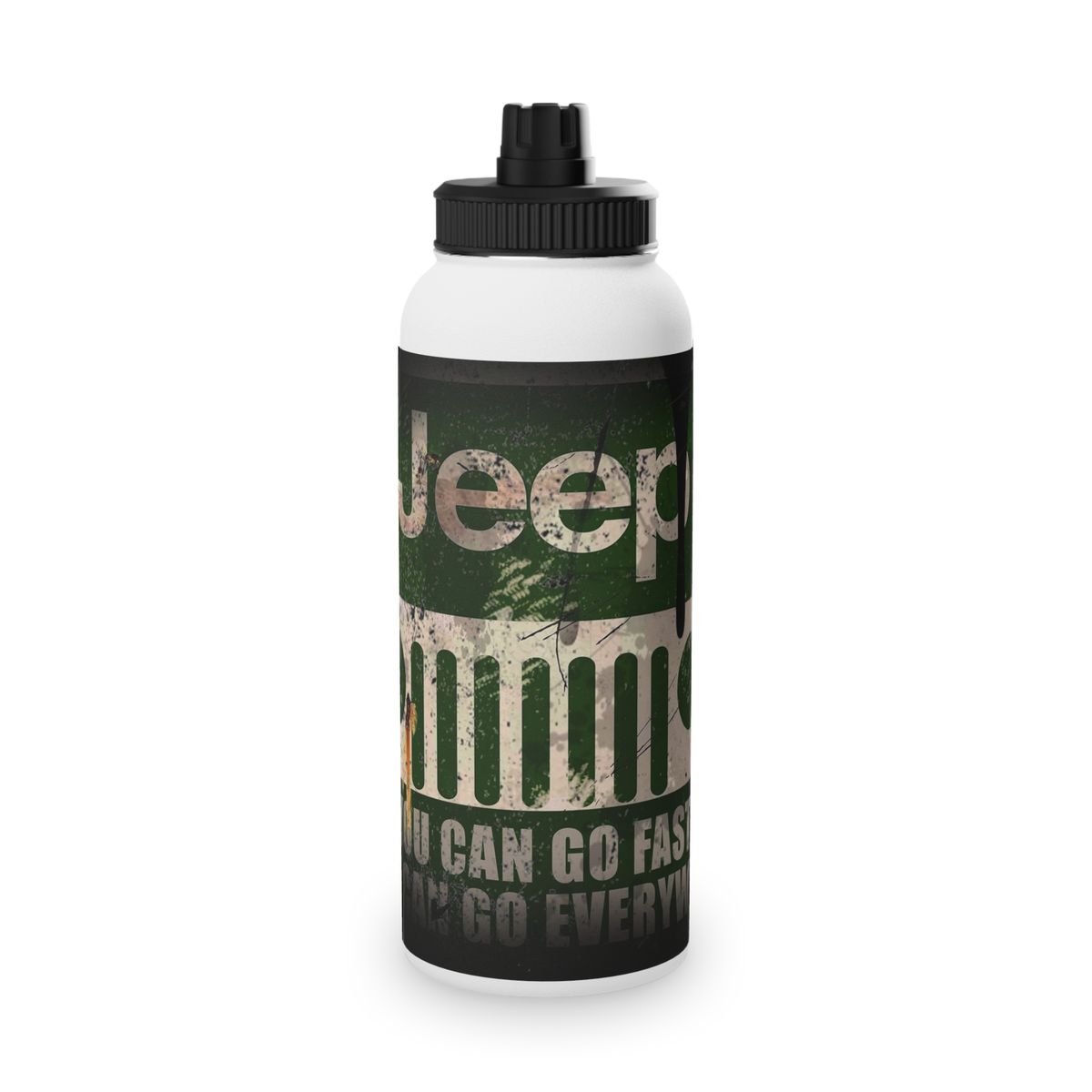 Jeep 850ml Metal Water Bottle
