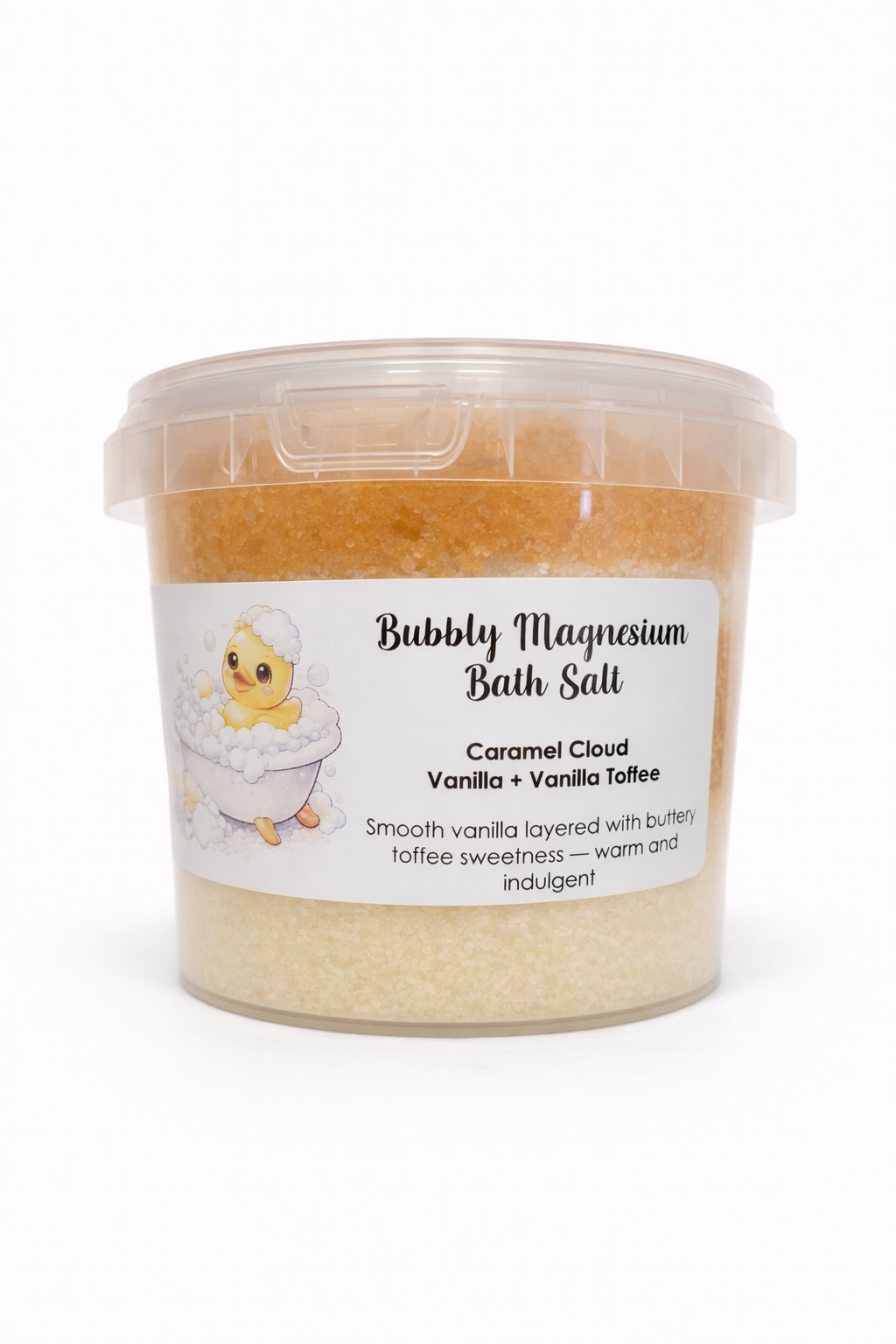 Caramel Cloud Bubbly Magnesium Bath Salt 500g