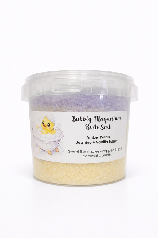 Amber Petals Bubbly Magnesium Bath Salt 500g