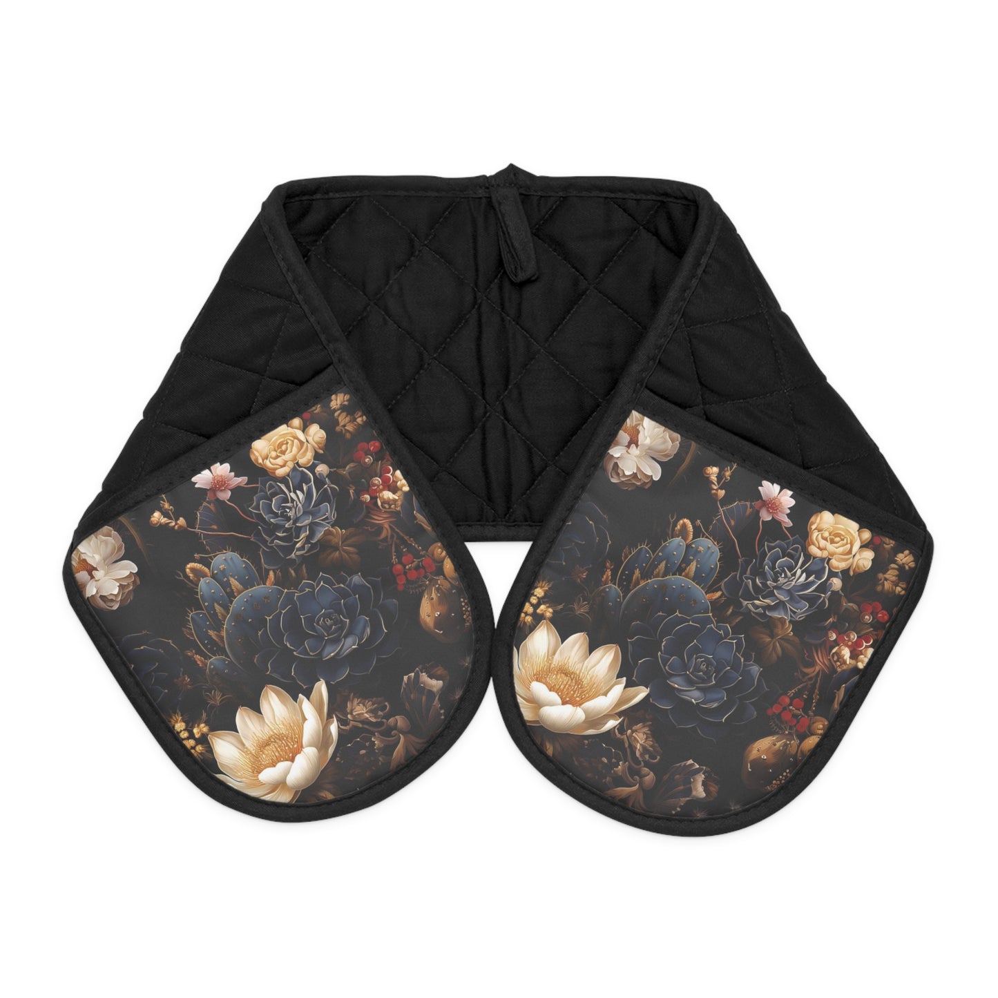 Dark Succulents Oven Mitts