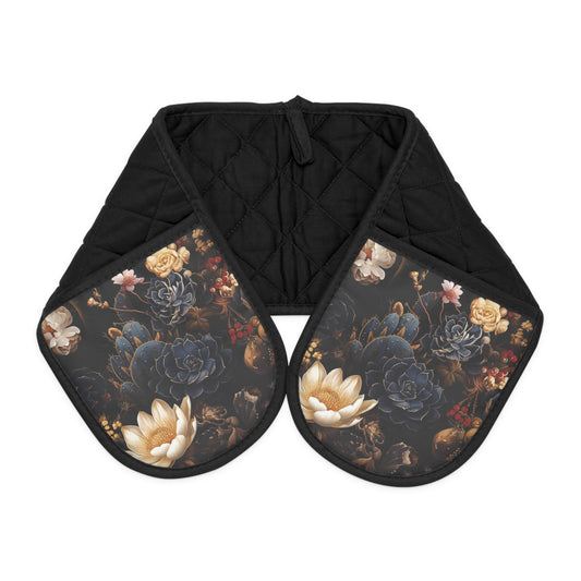 Dark Succulents Oven Mitts