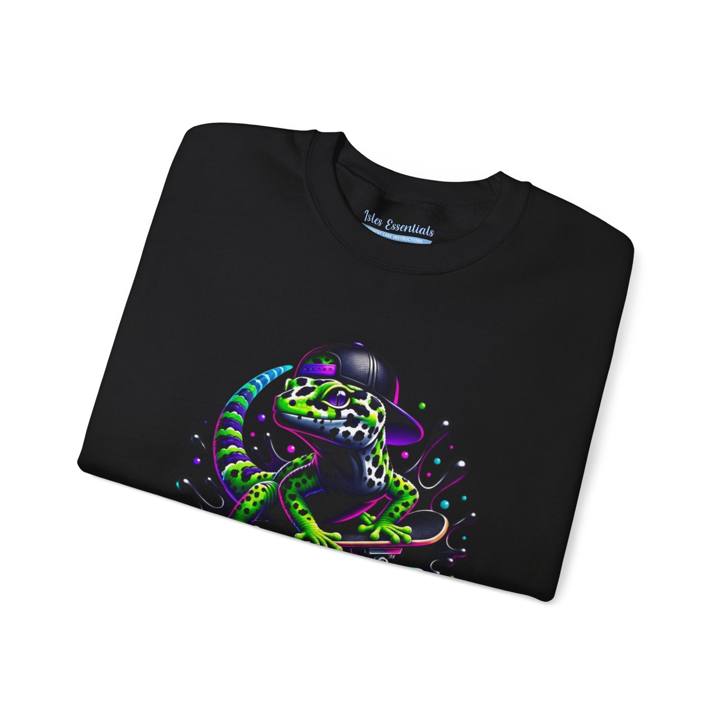 Neon Gecko Sweater (Black)