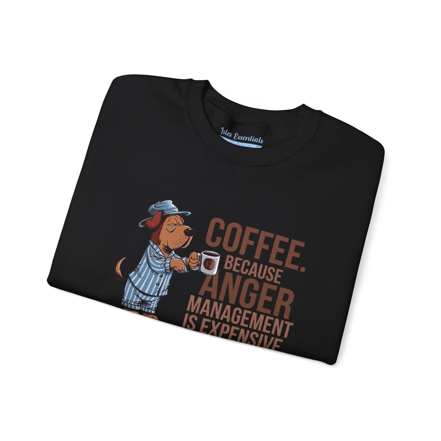 Coffee for Anger Management Sweater (Black)
