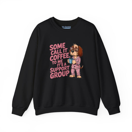 Coffee Support Group Sweater (Black)