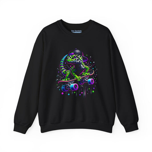 Neon Gecko Sweater (Black)