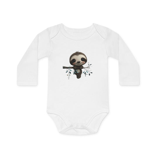 Whimsical Sloth Baby Grow (long sleeve)