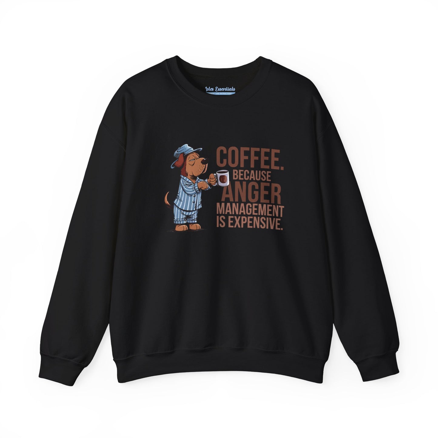 Coffee for Anger Management Sweater (Black)
