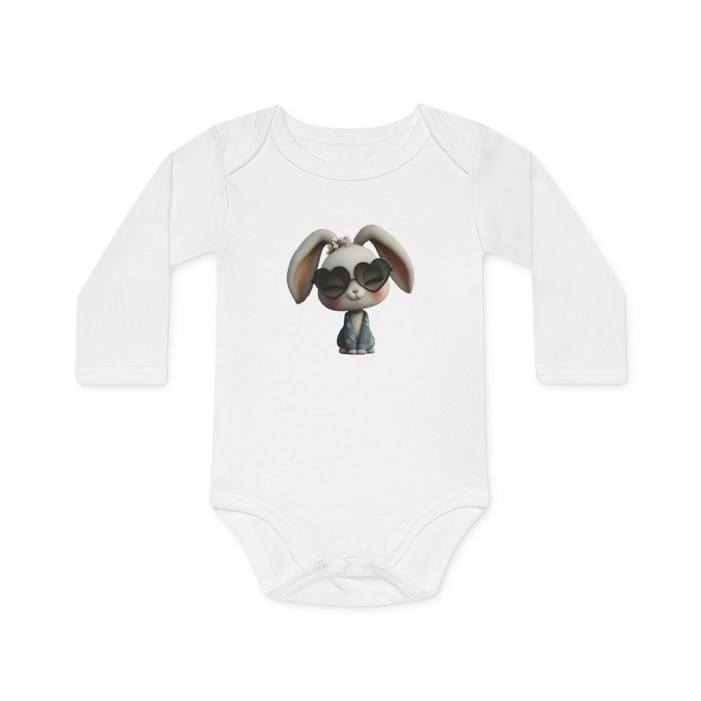 Whimsical Rabbit Baby Grow (long sleeve)
