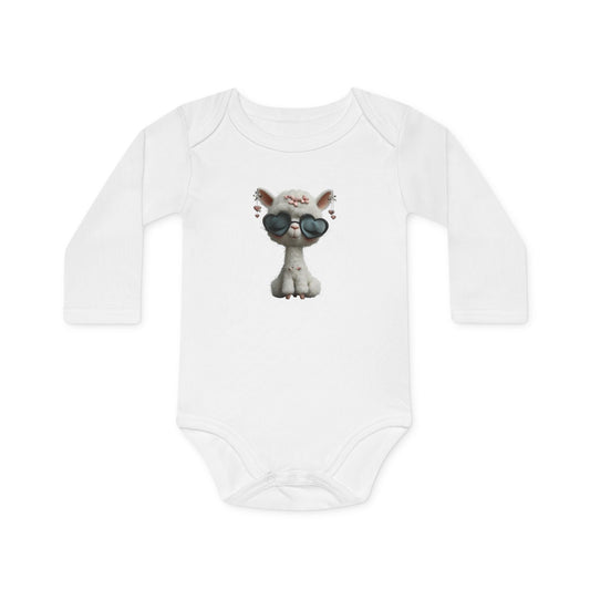 Whimsical Sheep  Baby Grow (long sleeve)