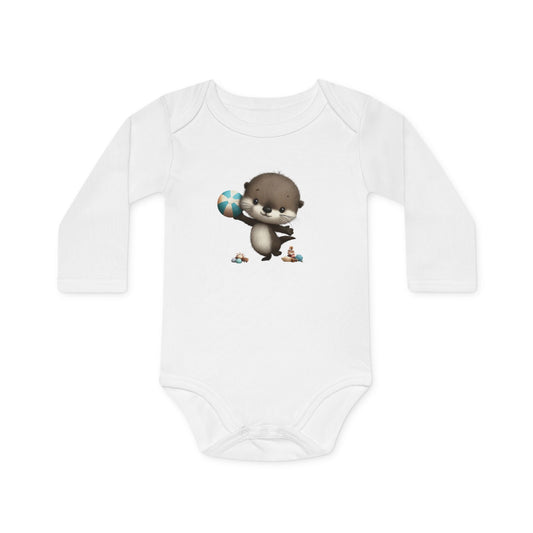 Whimsical otter Baby Grow (Long Sleeve)