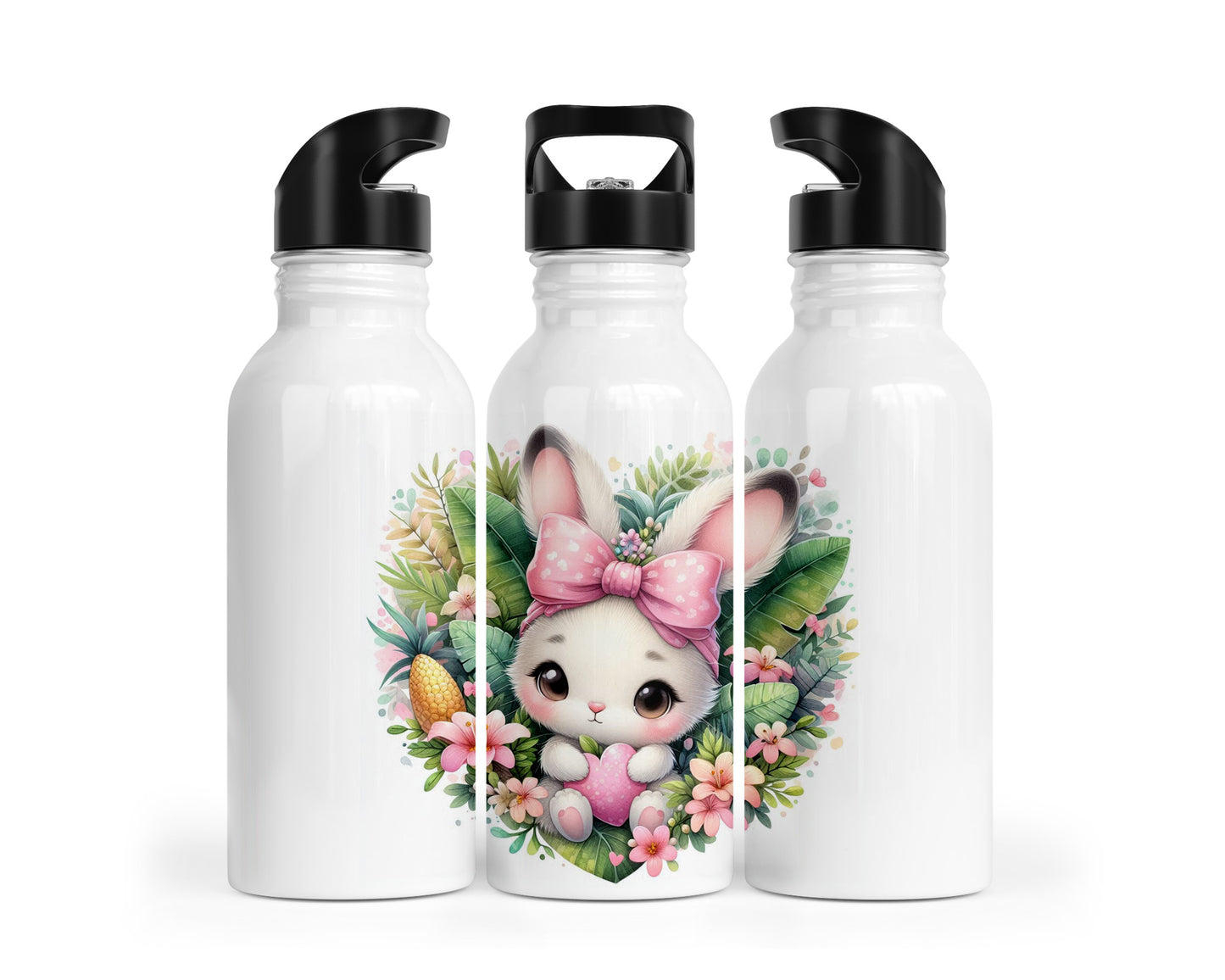 Girly Safari Design 1 - 650ml S/S Water Bottle