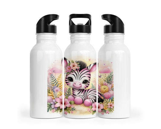 Girly Safari Design 2 - 650ml S/S Water Bottle
