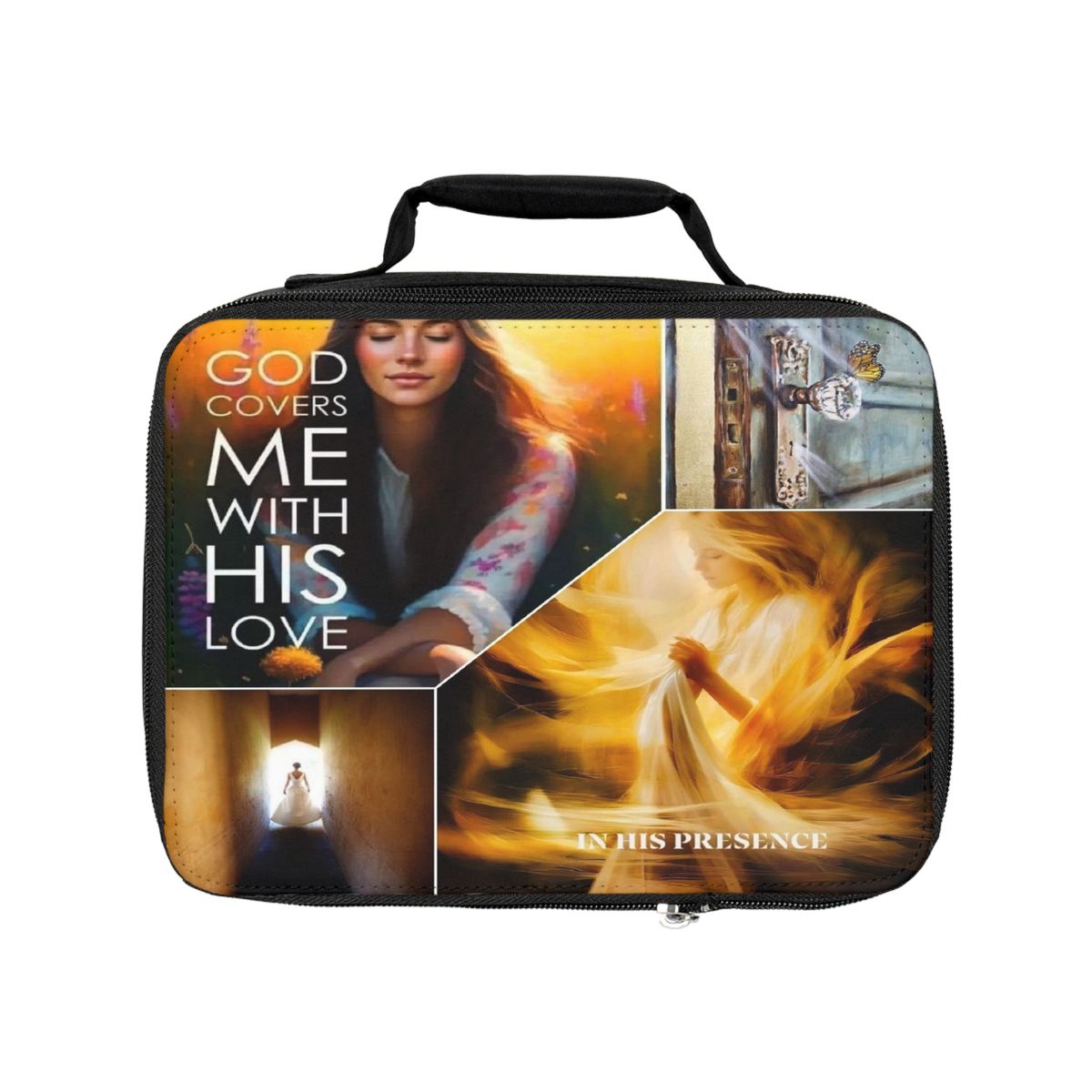 God Covers me Bible Bag