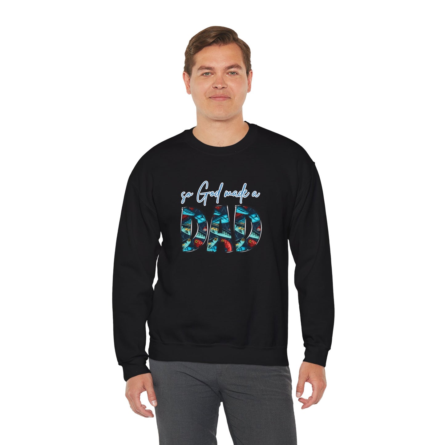So God Made Dad Sweater (Black)