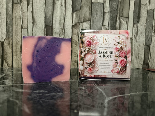 Jasmine & Rose Scented Soap Bar (100g)