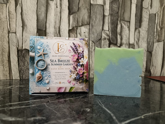 Sea Breeze & Summer Garden Scented Soap Bar (100g)