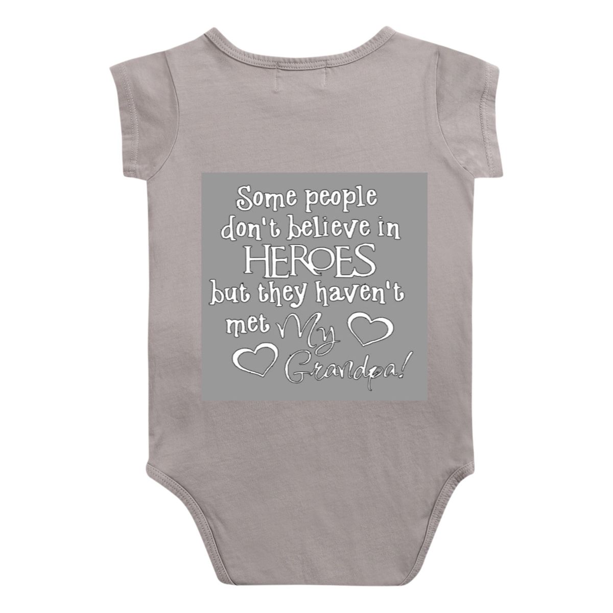 Grandpa my Hero Baby Grow