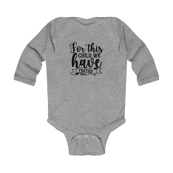 For This Child We Prayed - Baby Grow