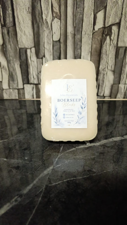 Boer seep Block (300g) – Traditional Farm Soap
