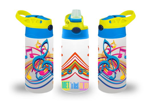 Lied in jou Hart 12oz Stainless Steel Sippy Bottle